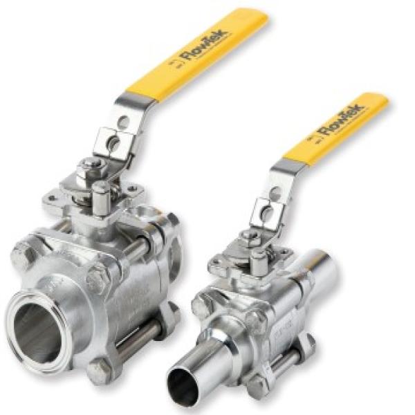 Bray Series S7500S7700 Micro Pure Sanitary 3Piece Ball Valve 316L Iso ...