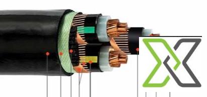 CU/XLPE/CWS/PVC High Voltage Power Cable
